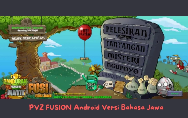 cara download PVZ Fusion bahasa indonesia terbaru untuk perangkat android